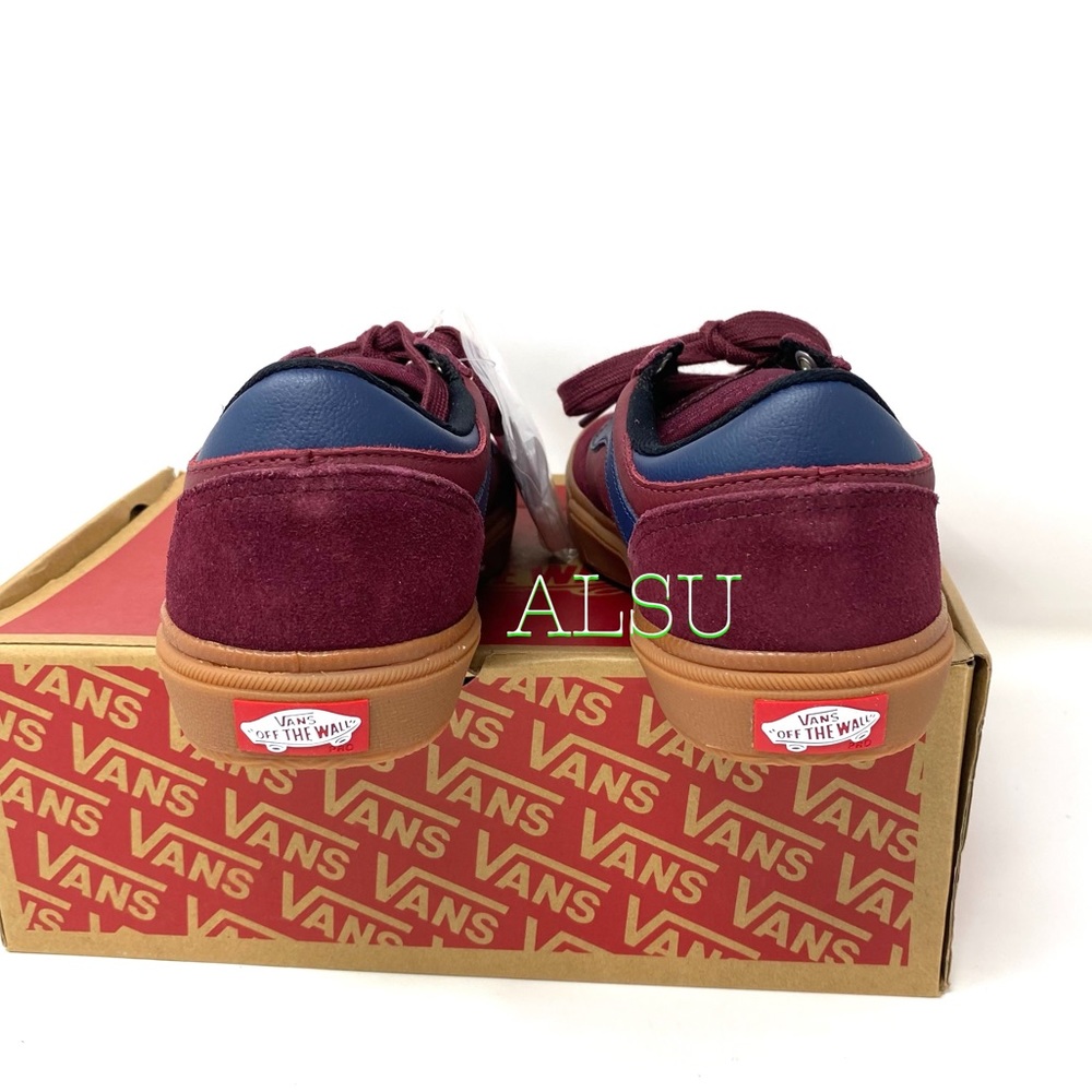 🍃March Sale🍃 VANS Gilbert Crockett Le Suede Port Red Womens Size 8 VN0A38COVFK - Picture 10 of 12